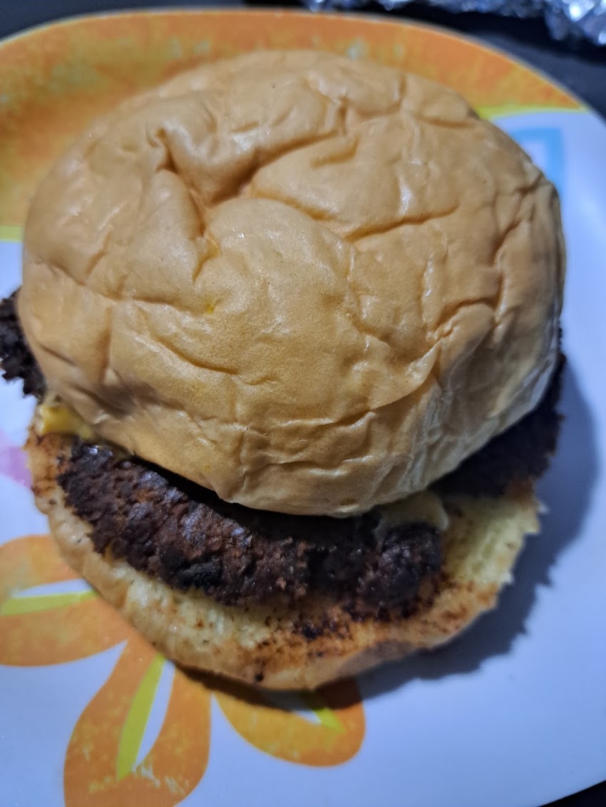 The black burger